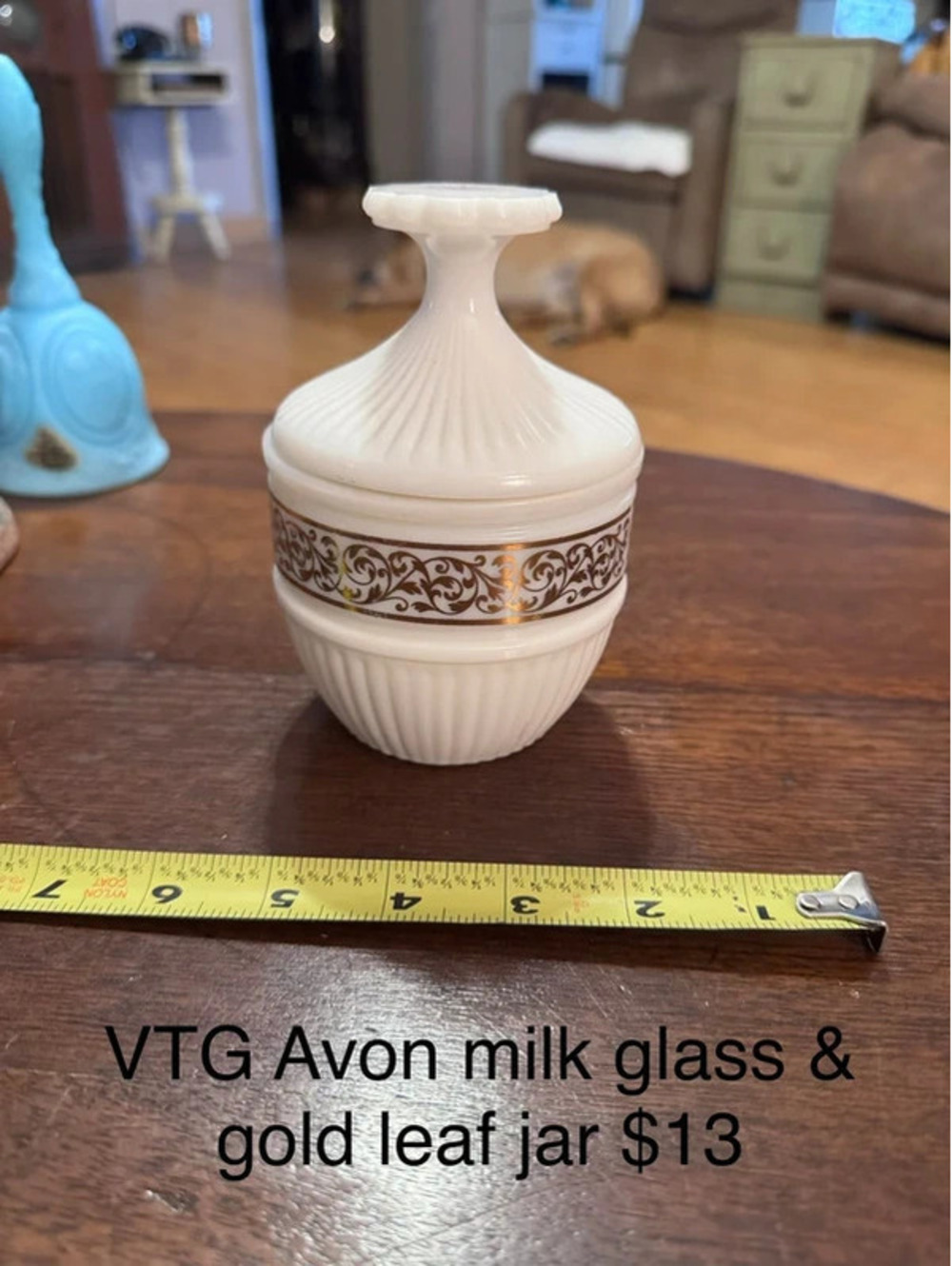 Vintage Avon Opaline powder jar
